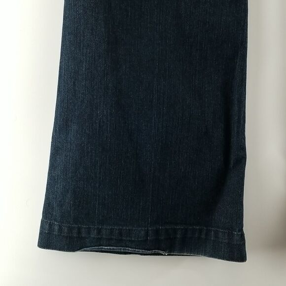 Esprit Jeans Women's Size 29 Flared Blue 5 Pocket Front Button Zipper Closure - Picture 9 of 11